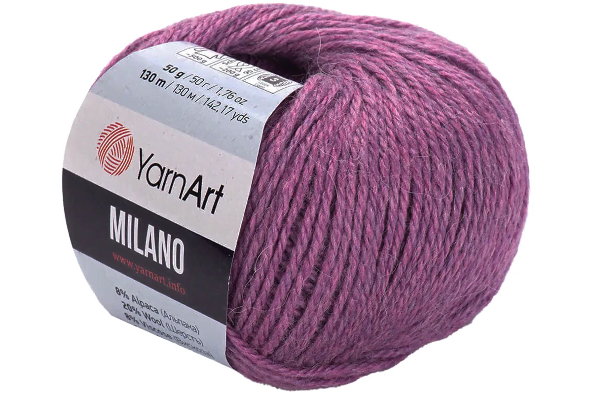 YarnArt Milano 861 пыльная сирень