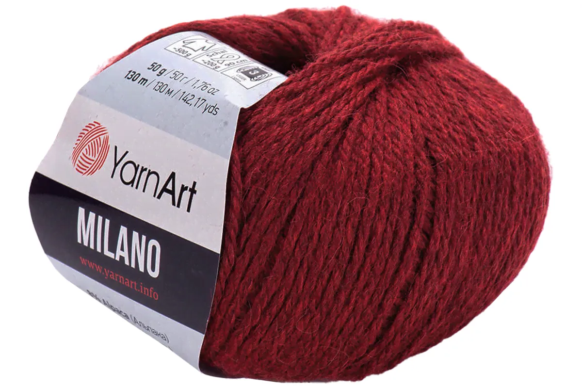 YarnArt Milano 862 вишневый