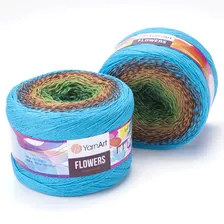 Фловерс FLOWERS 55%хлопок 45%акрил 1000м/250г YarnArt