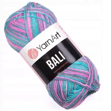 Пряжа YarnArt BALI цветная ombre BROMELIA 2108