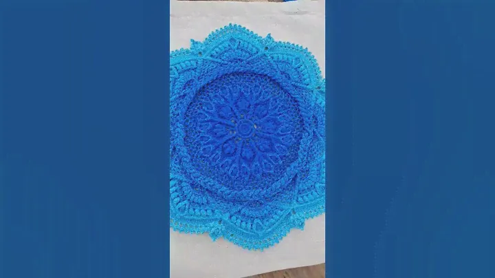 Yarnart Rosegarden, всего 1/3 мотка, хлопковый шоппер и готово #yarnart #rosegarden #mandala