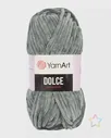 Пряжа YarnArt 'Dolce' 100гр 120м (100% микрополиэстер) (760 серый) серого цвета