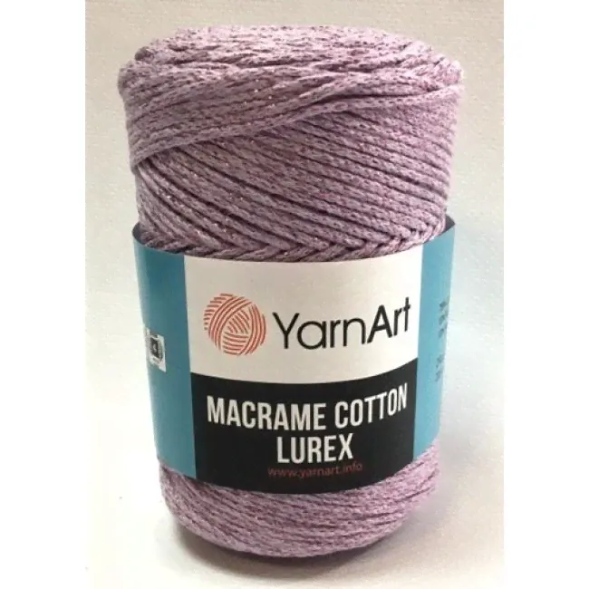 пряжа Yarnart Macrame Cotton Lurex