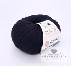 Пряжa YarnArt Jeans 53 черный