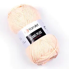 Пряжа Ярнарт Джинс Плюс (Yarnart Jeans Plus) 73 светлый персик