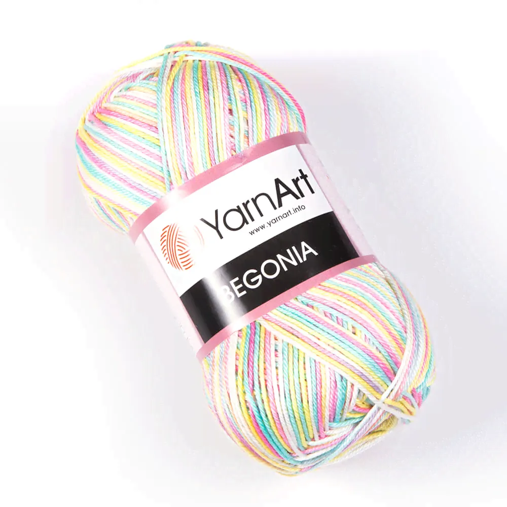 Пряжа YarnArt Begonia Melange (502)-0