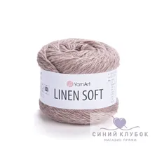 Пряжа YarnArt Linen Soft 7308 какао