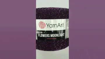 Подробный обзор пряжи YarnArt Flowers moonlight(Хлопок с полиакрилом и люрексом) №3278