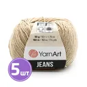 Пряжа YarnArt Jeans (87), светлая фреза, 5 шт. по 50 г, Jeans_87