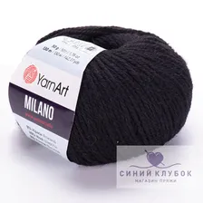 Пряжа YarnArt Milano 850 черный