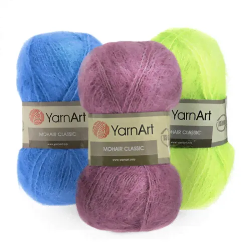 Пряжа YarnArt Mohair Classic-0