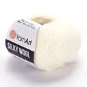 Пряжа Silky wool 330 Кремовый Yarnart