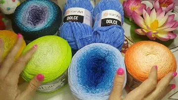 Такую пряжу ещё не пробовала/Что оставлю себе? Yarnart flowers, dolce, rosegarden, alize diva, bella