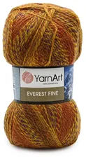 Пряжа YarnArt 'Everest fine' 200гр 610м (30% шерсть, 70% акрил) (8031 меланж) 3 шт