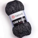 Пряжа Yarnart DENIM WASHED 923 черный меланж