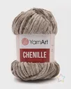 Пряжа YarnArt 'Chenille' 100гр 90м (100% микрополиэстер) (554 дымчатый) дымчатый