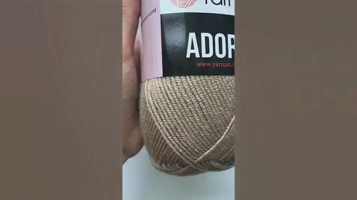 Подробный обзор пряжи YarnArt Adore(анти-пиллинг акрил) №368 Бежевый