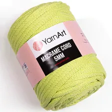 Пряжа Yarnart MACRAME CORD 5 MM 755 салат