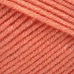 Пряжа YARNART JEANS 23 морковный
