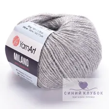 Пряжа YarnArt Milano 867 св.серый