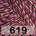 Пряжа YarnArt Jeans Tropical 619 бордо-беж