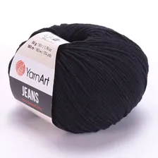 Пряжа YarnArt Jeans цвет черный 53