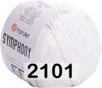 Пряжа YarnArt Symphony 2101 белый