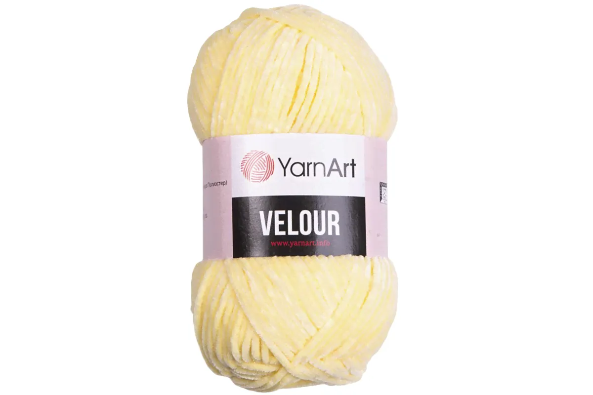 YarnArt Velour 844 светло-желтый-0