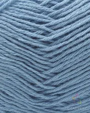 Пряжа YarnArt 'Flowers Unicolor' 50гр 200м (55% хлопок, 45% полиакрил) (742 голубой) голубого цвета