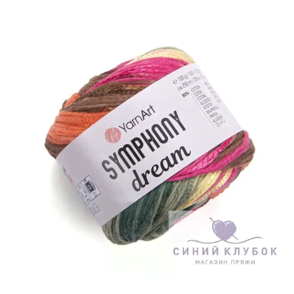 Пряжа YarnArt Sumphony Dream 3116-0