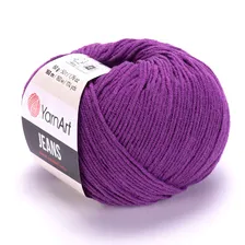 Пряжа для вязания YarnArt Jeans цвет №50 фиолетовый