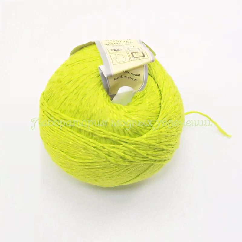 Пряжа YarnArt Summer 44, 70% хлопок, 30% вискоза, 100г/350м, салатовый
