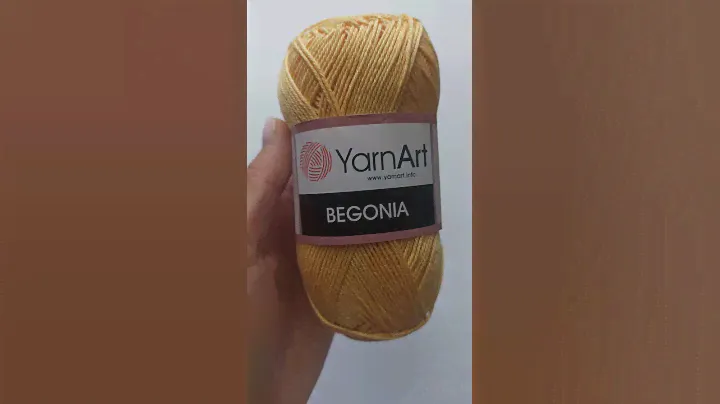 Подробный обзор пряжи YarnArt Begonia №4653 Желтый
