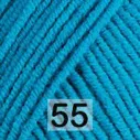 Пряжа YarnArt Jeans 55 бирюзовый