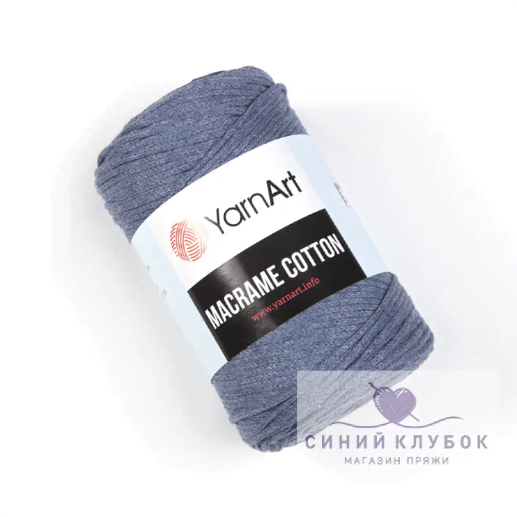 Пряжа YarnArt Macrame Cotton 761 джинс