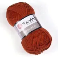 Пряжа YarnArt Merino bulky цвет 3027 оранжевый