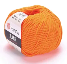 Пряжа Jeans 77 Ярко-оранжевый Yarnart
