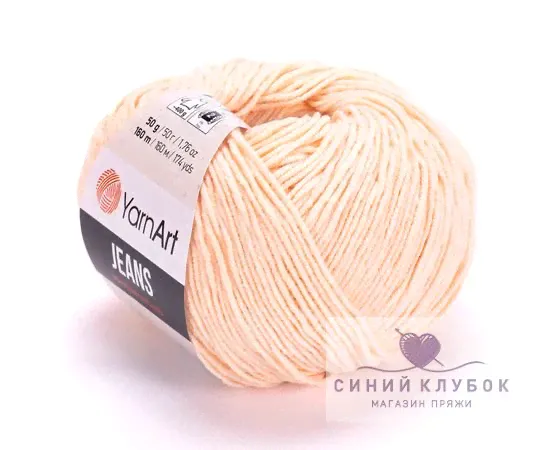 Пряжа YarnArt Jeans 73 нежный персик-0