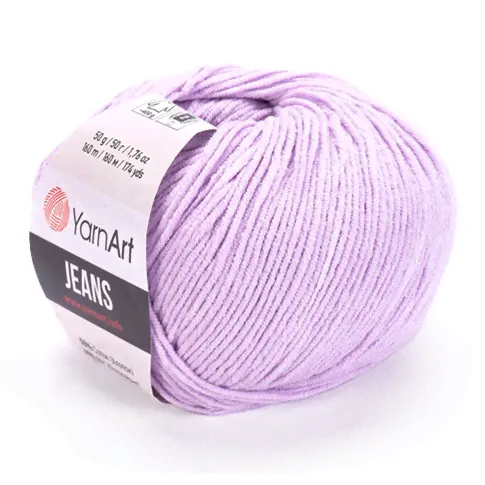 YARNART Jeans 19 сиреневый-0