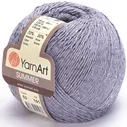 Пряжа Yarnart SUMMER 53 сине-серый