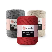 Пряжа Yarnart Macrame Cord 5 мм