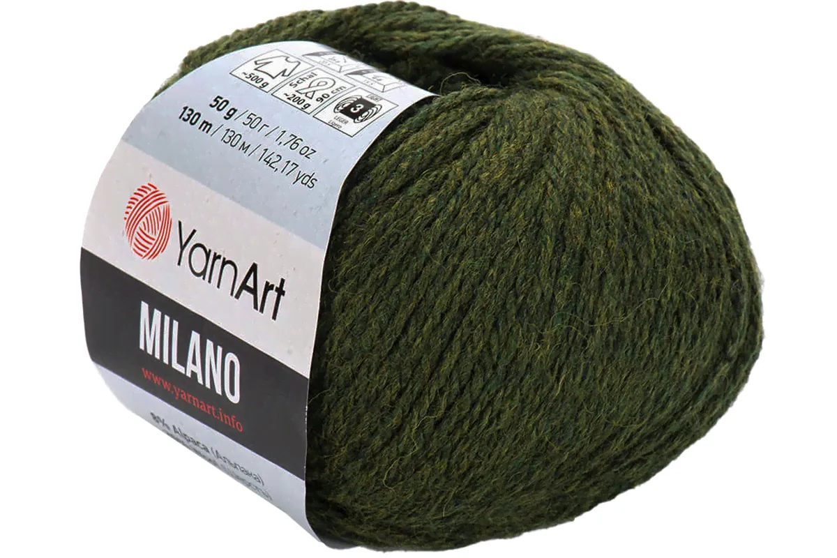 YarnArt Milano 874 болотный-0