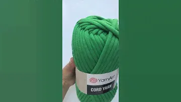 Подробный обзор пряжи YarnArt Cord Yarn №759 Зеленый