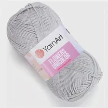 Пряжа Yarnart Flowers Unicolor, 1 моток, 50гр, 200м (55% хлопок, 45% полиакрил)