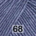 Пряжа YarnArt Jeans 68 св.джинс