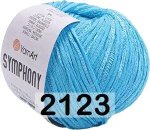 Пряжа YarnArt Symphony 2123 голубой