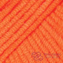 Пряжа Yarnart Jeans 77 (Ярко-оранжевый)