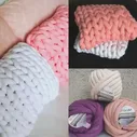 🛍 Пряжа Yarnart Marshmallow 750gr 30mt, гигантский хлопковый шнур, одеяло сделай сам, шарф, ручное вязание крючком, крупный мягкий ровинг