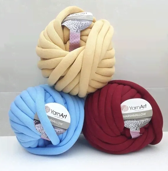 YarnArt Marshmallow 37% cotton, 63% polyamid, 1 Skein Value Pack, 750g-1