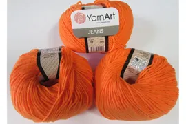 YarnArt Jeans 77 апельсин